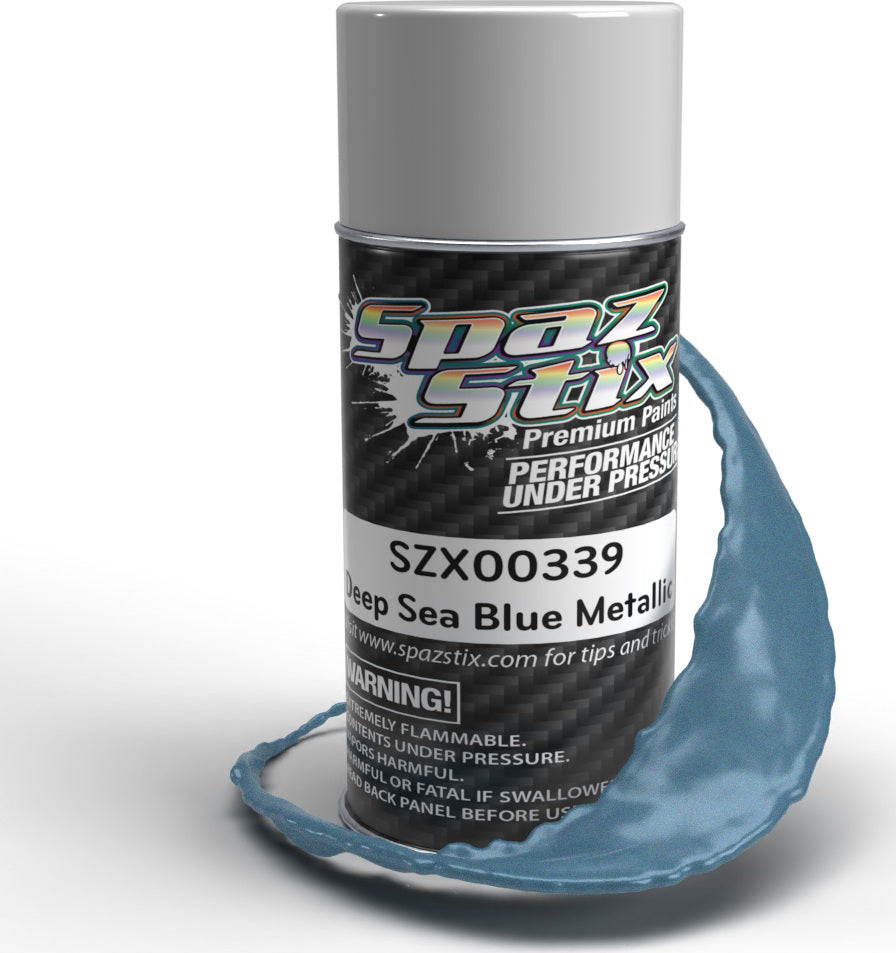 Deep Sea Blue Metallic Aerosol Paint, 3.5oz Can