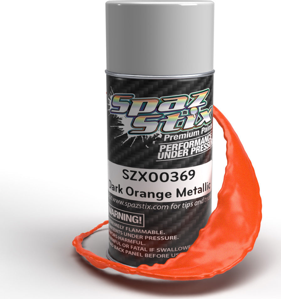 Dark Orange Metallic Aerosol Paint, 3.5oz Can