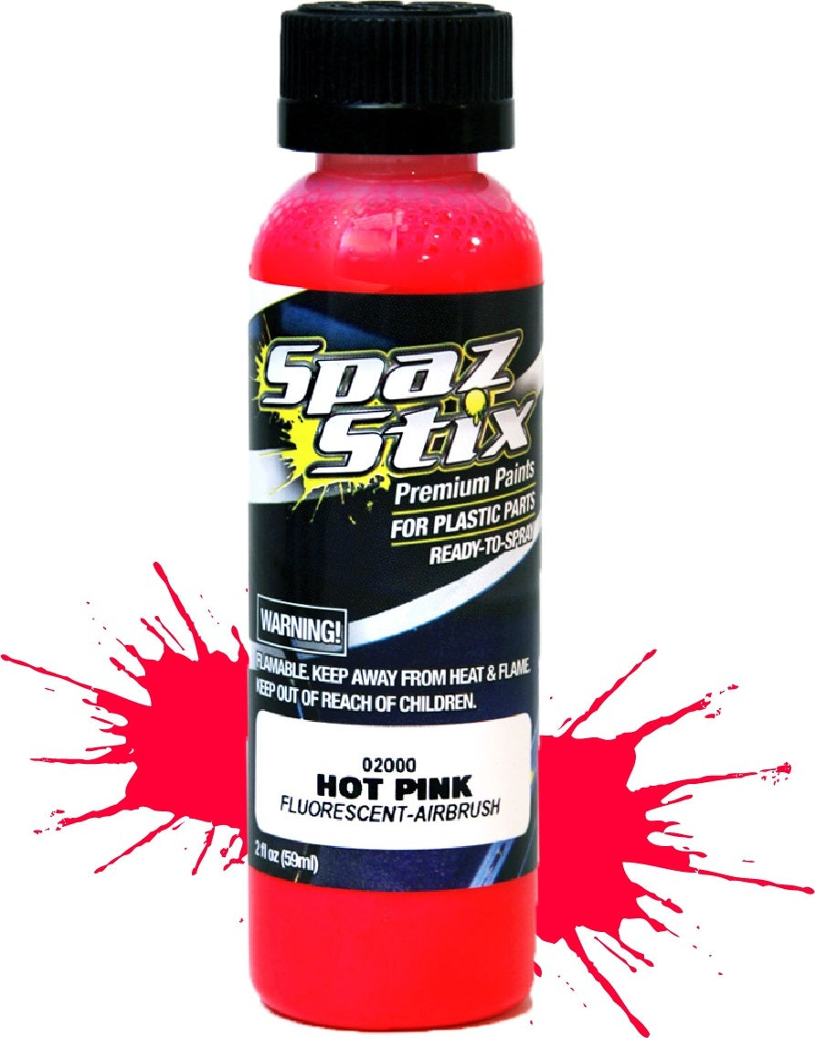 HOT PINK FLUORESCENT AIRBRUSH PAINT 2OZ