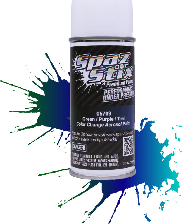 COLOR CHANGING PAINT GREEN / PURPLE/TEAL