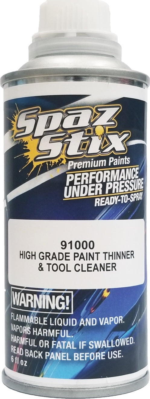 Spaz Stix Szx91000 Airbrush Tool Wash - 6 oz Lacquer Thinner