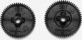 Option Spur Gear Set for TT-01 , 55T/58T