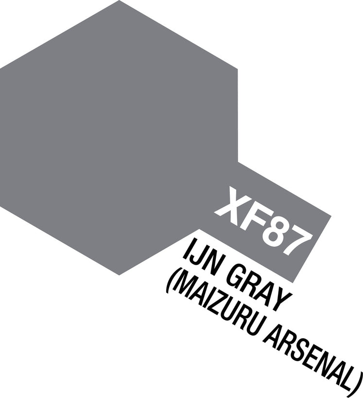 Acrylic Mini XF-87 IJN Grey Paint, 10ml Bottle
