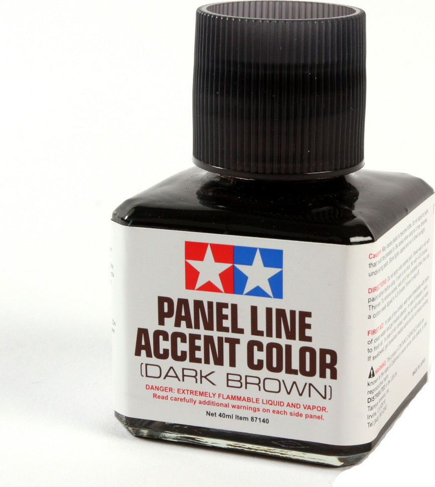 Panel Line Accent Color Dark Brown Paint, 40ml Bottle