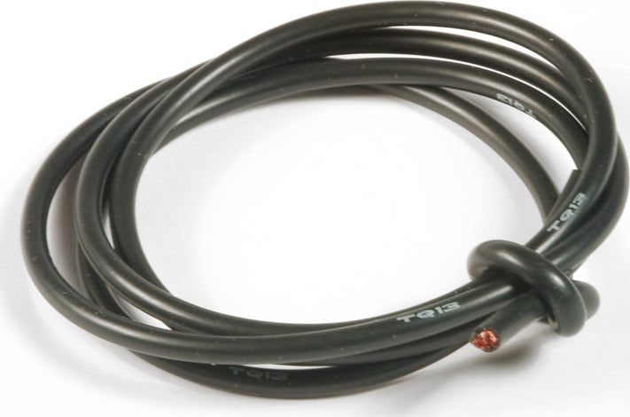 13 Gauge Super Flexible Wire- Black 3'