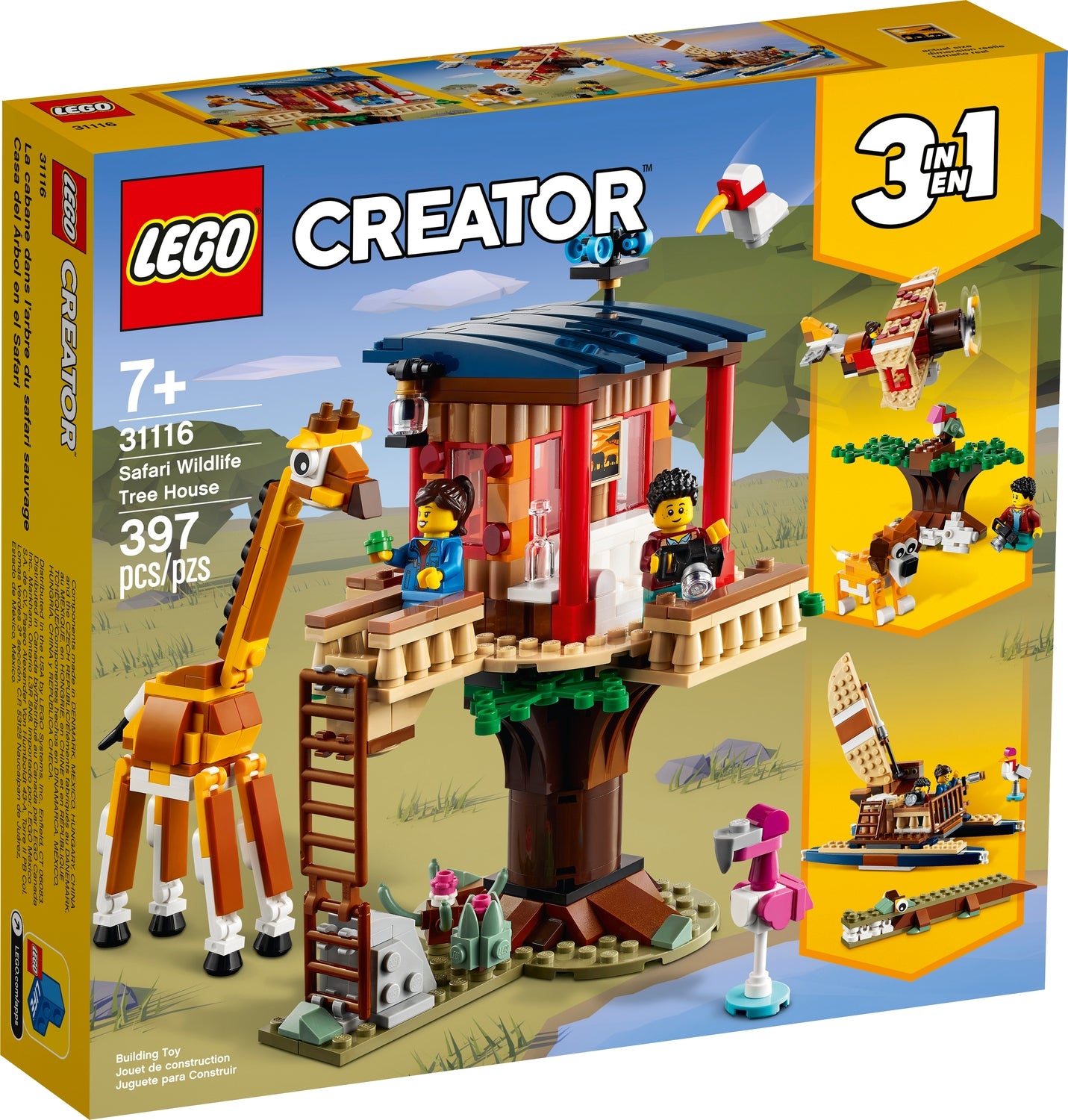 LEGO® Creator 3-in-1: Safari Wildlife Tree House
