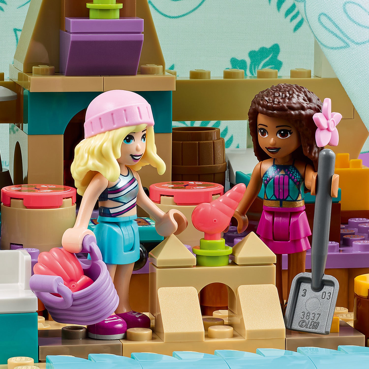 lego friends zelt LEGO 41700 Friends Beach Glamping