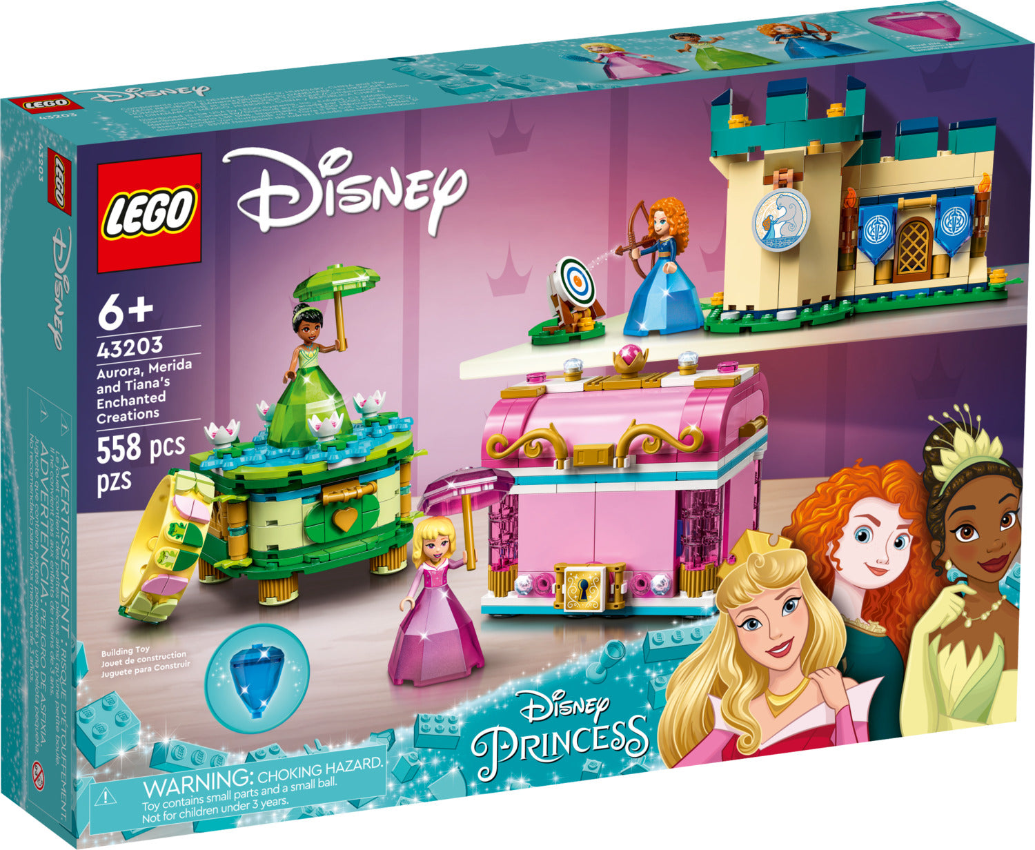 LEGO® Disney: Aurora, Merida and Tiana's Enchanted Creations