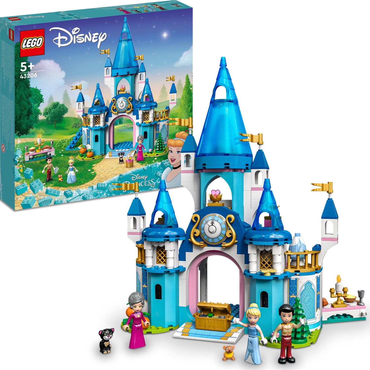 LEGO® Disney Cinderella & Prince Charming's Castle Set