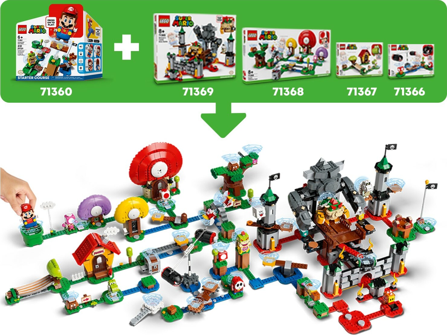 LEGO® Super Mario: Toad's Treasure Hunt Expansion Set