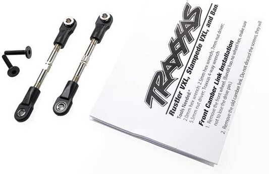 Turnbuckles, camber link, 47mm (67mm center to center) (front) (assembled with rod ends and hollow balls) (1 left, 1 right)