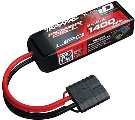 1400mAh 11.1v 3-Cell 25C LiPo Battery