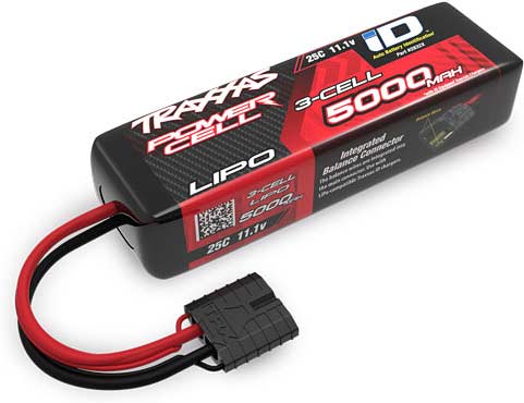 5000mAh 11.1v 3-Cell 25C LiPo Battery