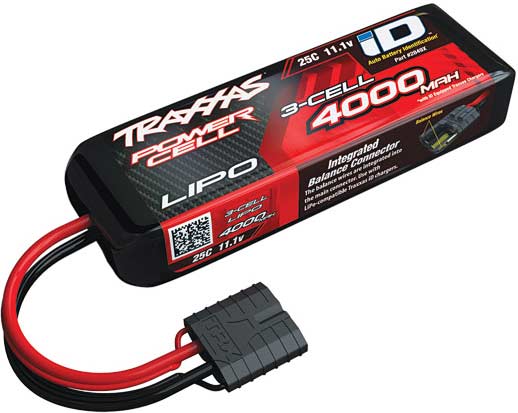 4000mAh 11.1v 3-Cell 25C LiPo Battery