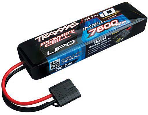 7600mAh 7.4v 2-Cell 25C LiPo Battery