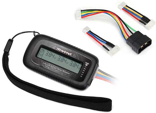 LiPo cell voltage checker/balancer (includes #2938X adapter for Traxxas iD batteries)