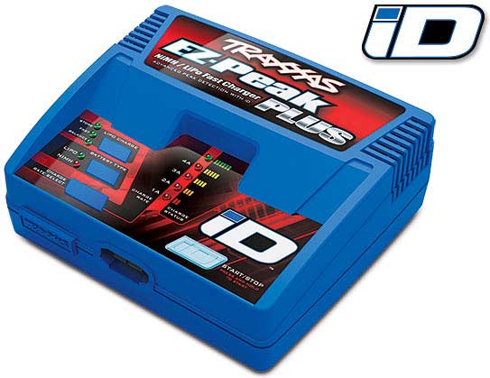 Charger, EZ-Peak Plus, 4 amp, NiMH/LiPo with iD Auto Battery Identification