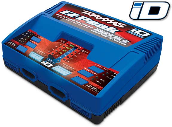 Charger, EZ-Peak Dual, 100W, NiMH/LiPo with iD Auto Battery Identification