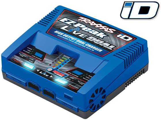 Charger, EZ-Peak Live Dual, 200W, NiMH/LiPo with iD Auto Battery Identification