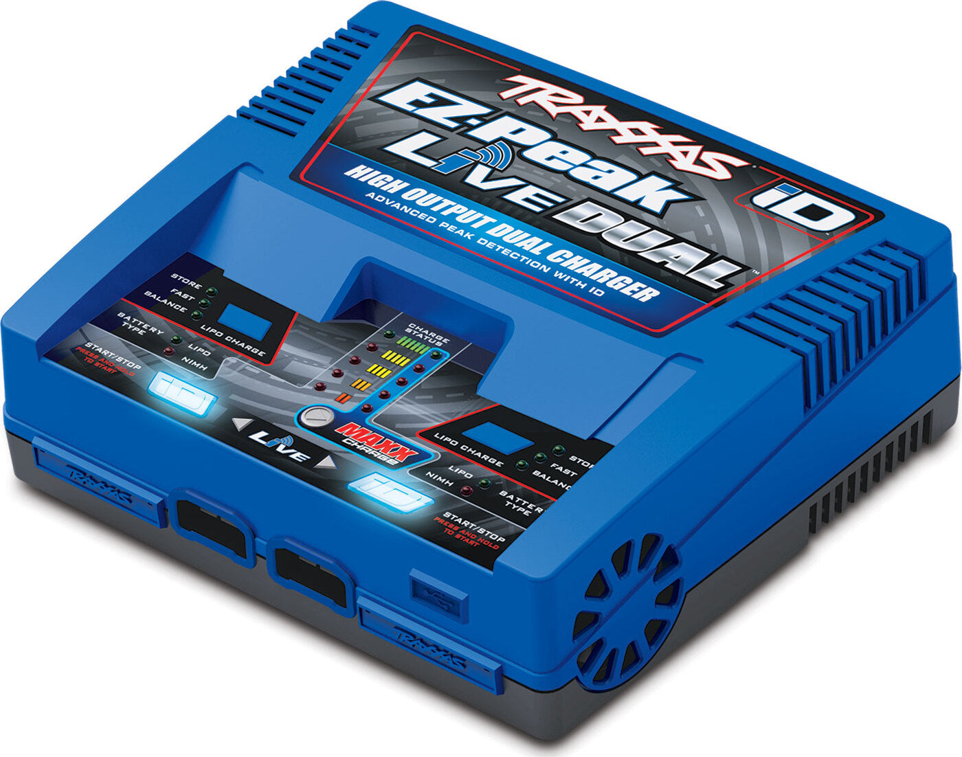 Charger, EZ-Peak Live Dual, 200W, NiMH/LiPo with iD Auto Battery Identification