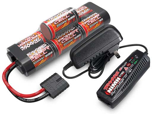 Battery/charger completer pack (includes #2969 2-amp NiMH peak detecting AC charger (1), #2926X 3000mAh 8.4V 7-cell NiMH battery (1))