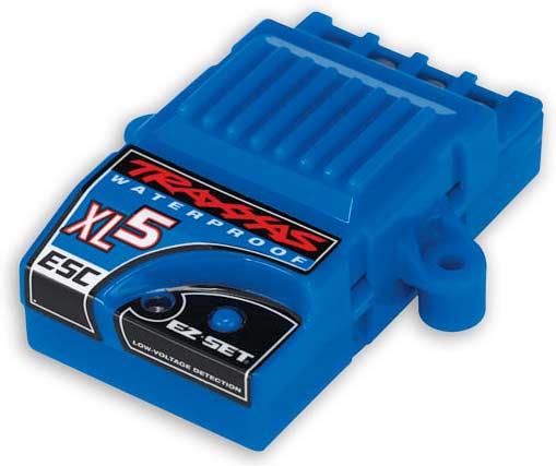 XL-5 Electronic Speed Control, waterproof (land version, low-voltage detection, fwd/rev/brake)
