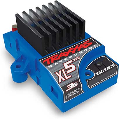 XL-5HV 3s Electronic Speed Control, waterproof (low-voltage detection, fwd/rev/brake)