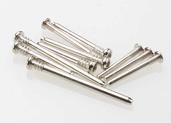 Suspension screw pin set, steel (hex drive) (requires part #2640 for a complete suspension pin set) (Rustler, Stampede, Bandit)