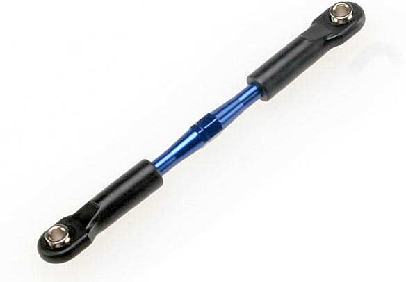 Turnbuckle, aluminum (blue-anodized), camber link, rear, 49mm (1) (assembled w/ rod ends & hollow balls) (See part 3741A for complete camber link set)