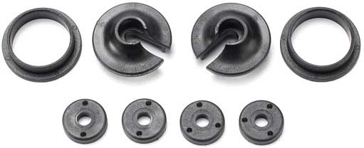Spring retainers, upper & lower (2)/ piston head set (2-hole (2)/ 3-hole (2))