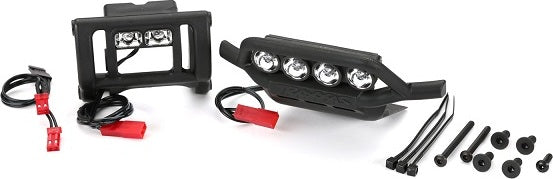 LED light set, complete (includes front and rear bumpers with LED light bar, rear LED harness, & BEC Y-harness) (fits 2WD Rustler® or Bandit®)