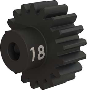 Gear, 18-T pinion (32-p), heavy duty (machined, hardened steel)/ set screw
