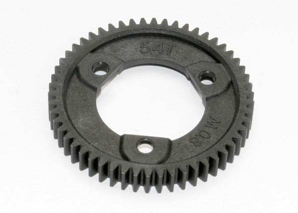 Spur gear, 54-tooth (0.8 metric pitch, compatible with 32-pitch) (for center differential)
