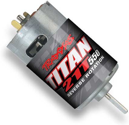Motor, Titan 550, reverse rotation (21-turns/ 14 volts) (1)