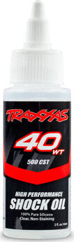 Oil, shock (40 wt, 500 cSt, 60cc) (silicone)