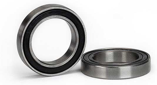 Ball bearing, black rubber sealed (15x24x5mm) (2)