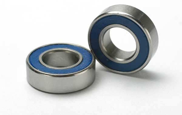 Ball bearings, blue rubber sealed (8x16x5mm) (2)