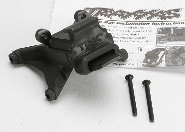 Wheelie bar mount (1)(fits 1/10 scale Revo trucks)