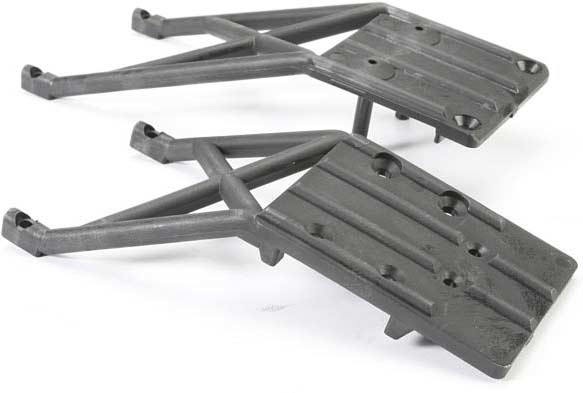 Skidplates, front & rear (black)