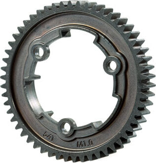 Spur gear, 54-tooth, steel (wide-face, 1.0 metric pitch)
