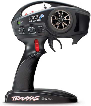 TQi 2.4 GHz High Output radio system, 4-channel with Traxxas Link Wireless Module, TSM (4-ch transmitter, 5-ch micro receiver)