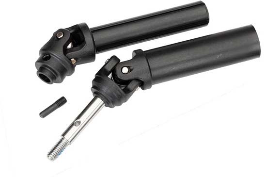 Driveshaft assembly, rear, extreme heavy duty (1) (left or right) (fully assembled, ready to install)/ screw pin (1)