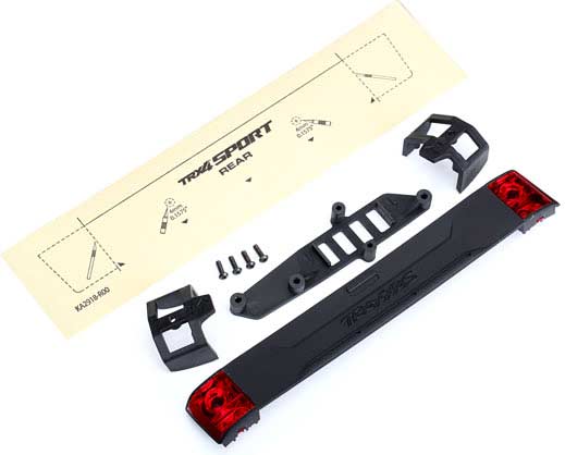 Tailgate panel/ tail light lens (2) (left & right)/ mounting hardware