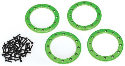Beadlock rings, green (2.2