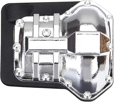 Differential cover, front or rear (chrome-plated)
