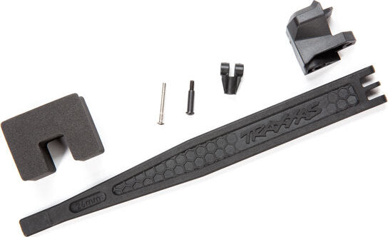 Battery hold-down/ battery clip/ hold-down post/ foam spacer/ screw pin (for 288mm wheelbase)