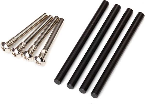 Suspension pin set, complete (front & rear)