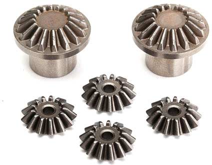 Gear set, rear differential (output gears (2)/ spider gears (4)) (#8581 required to build complete differential)