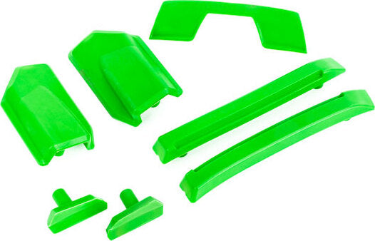 Body reinforcement set, green/ skid pads (roof) (fits #9511 body)