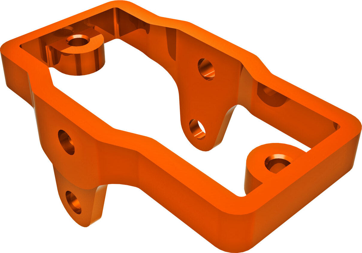 Servo mount, 6061-T6 aluminum (orange-anodized)
